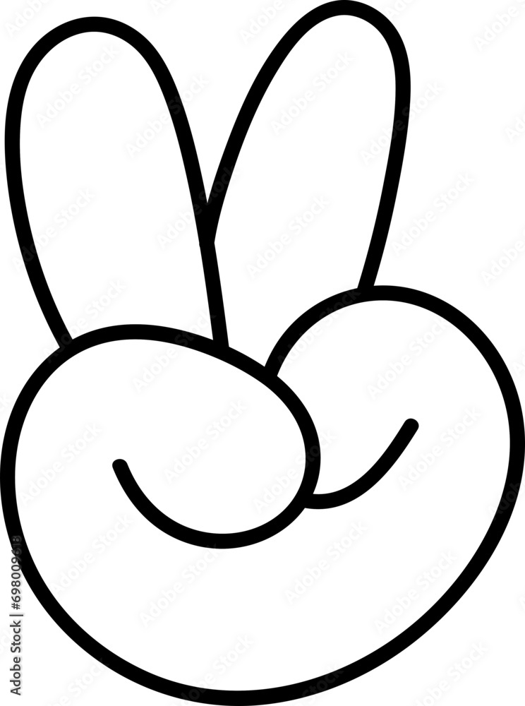 Comic hand gestures element Comic hand gestures element