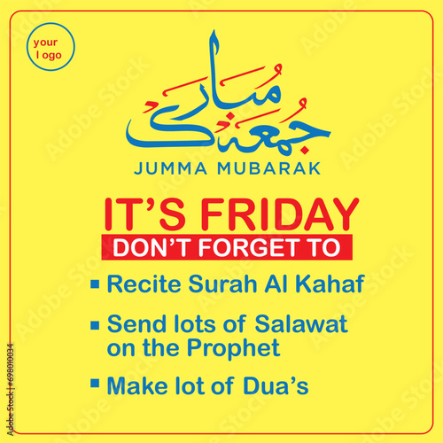Friday Sunnah, Blessed Friday post