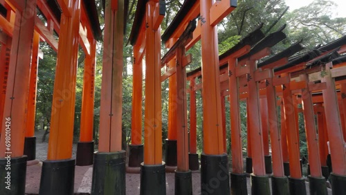 伏見稲荷、宵宮祭の千本鳥居