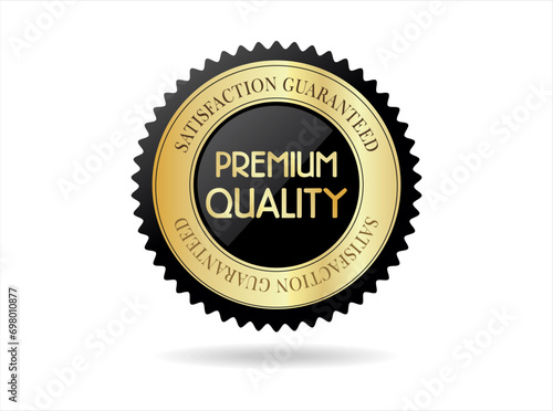 Premium quality  retro design badge vector illustration 