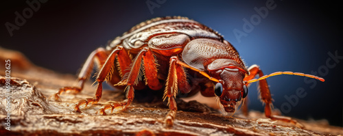 Bed bug super detail, macro shot. Bedbug