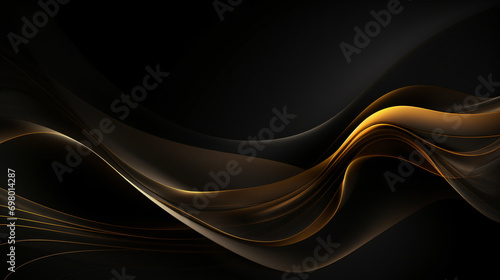 Beautiful black abstract luxury background