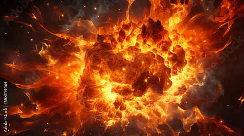 Fireball explosion