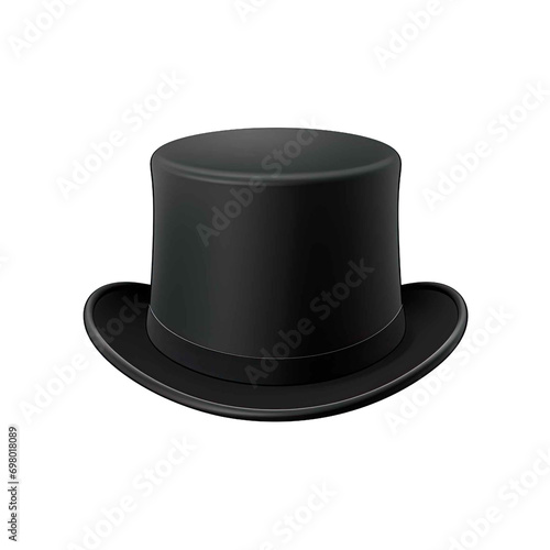 top hat isolated