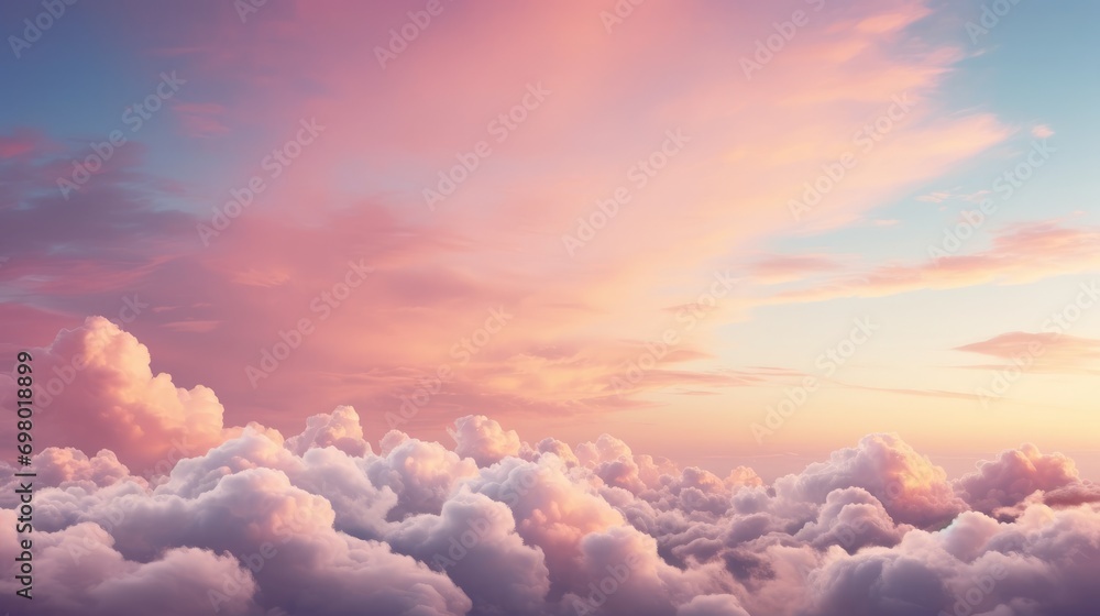 Sky at sunset, sky at sunrise, clouds, orange clouds cirrus clouds, cumulus clouds, sky gradient, sky background at dusk, twilight, nightfall, pink sky, pink clouds, sun, environment, Generative Ai Sky at sunset, sky at sunrise, clouds, orange clouds cirrus clouds, cumulus clouds, sky gradient, sky background at dusk, twilight, nightfall, pink sky, pink clouds, sun, environment, Generative Ai