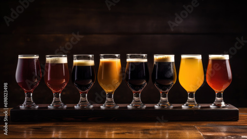 Diving deep into the world of craft beer with choices like light, dark, wheat, stout, and ale