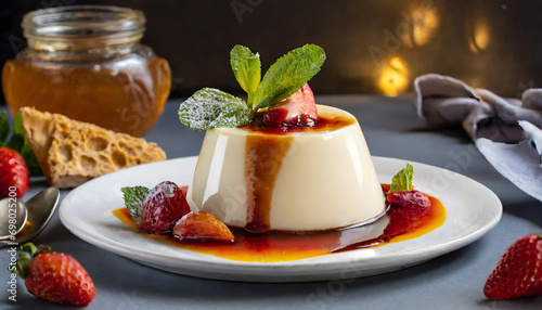 Creamy Elegance - Panna Cotta Dessert Delight