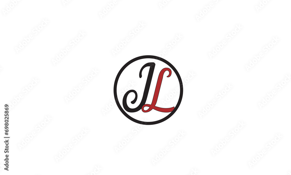 JL, LJ , J , L , Abstract Letters Logo Monogram JL, LJ , J , L , Abstract Letters Logo Monogram
