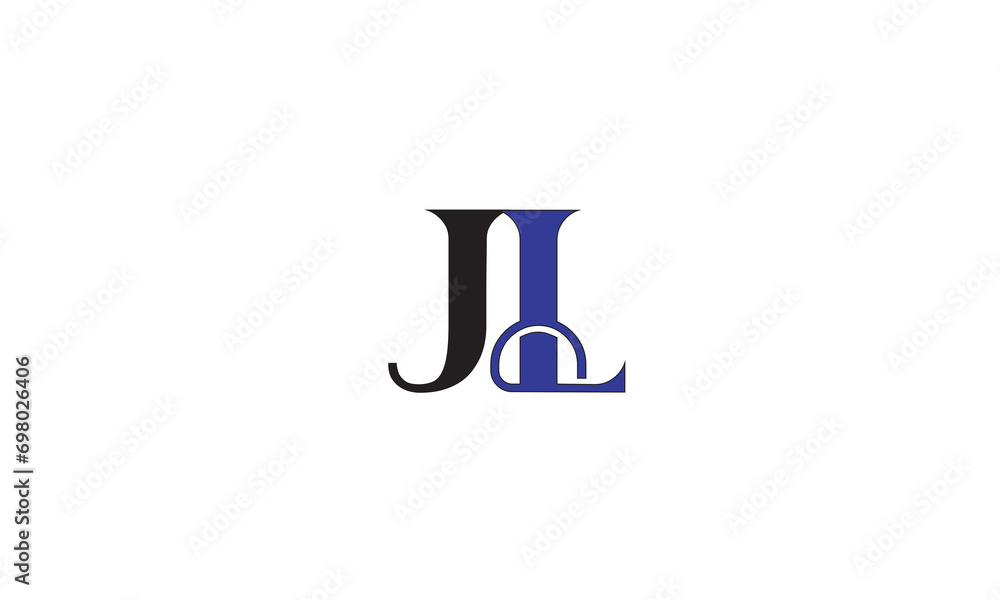 JL, LJ , J , L , Abstract Letters Logo Monogram JL, LJ , J , L , Abstract Letters Logo Monogram