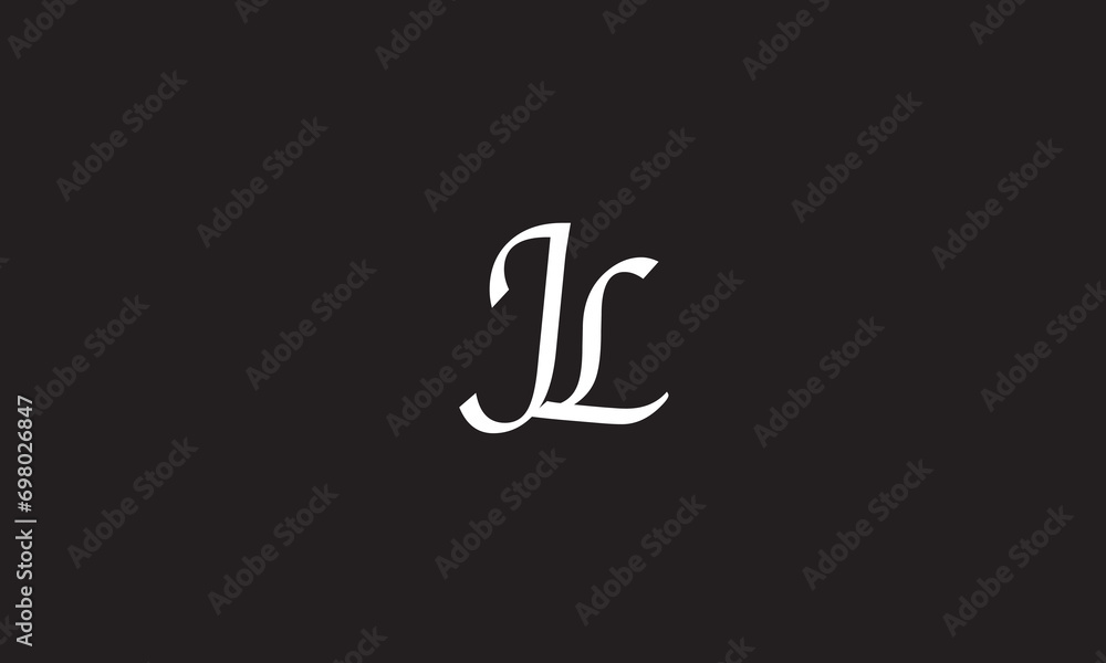 JL, LJ , J , L , Abstract Letters Logo Monogram JL, LJ , J , L , Abstract Letters Logo Monogram