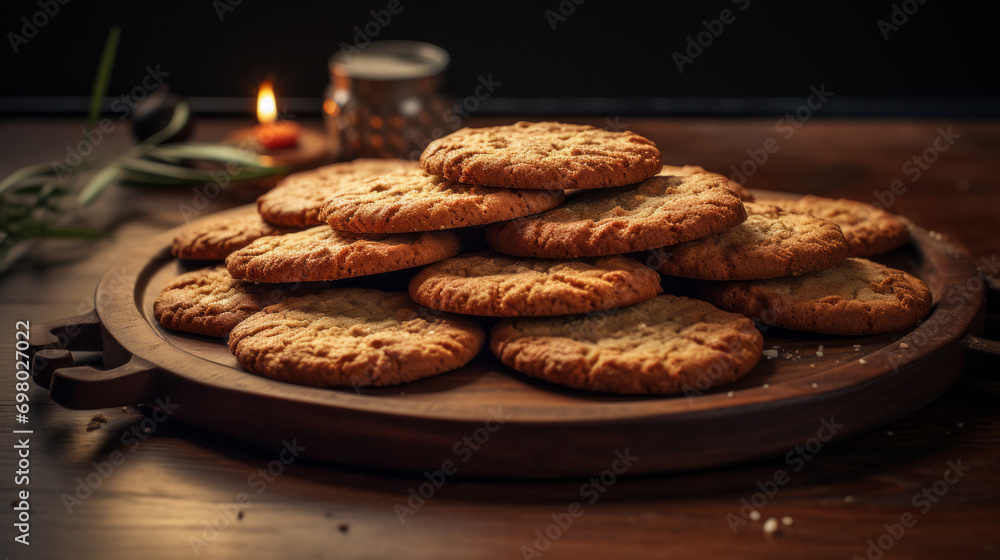 Cookie speculos, on a table Cookie speculos, on a table