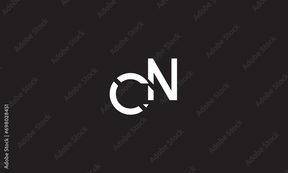 CN, NC, N, C Abstract Letters Logo Monogram CN, NC, N, C Abstract Letters Logo Monogram