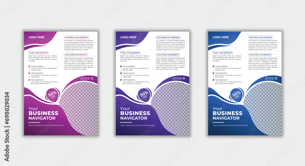 Modern Corporate flyer design template.
Modern Corporate flyer design template.
