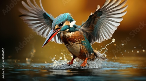 bird in water © Sania