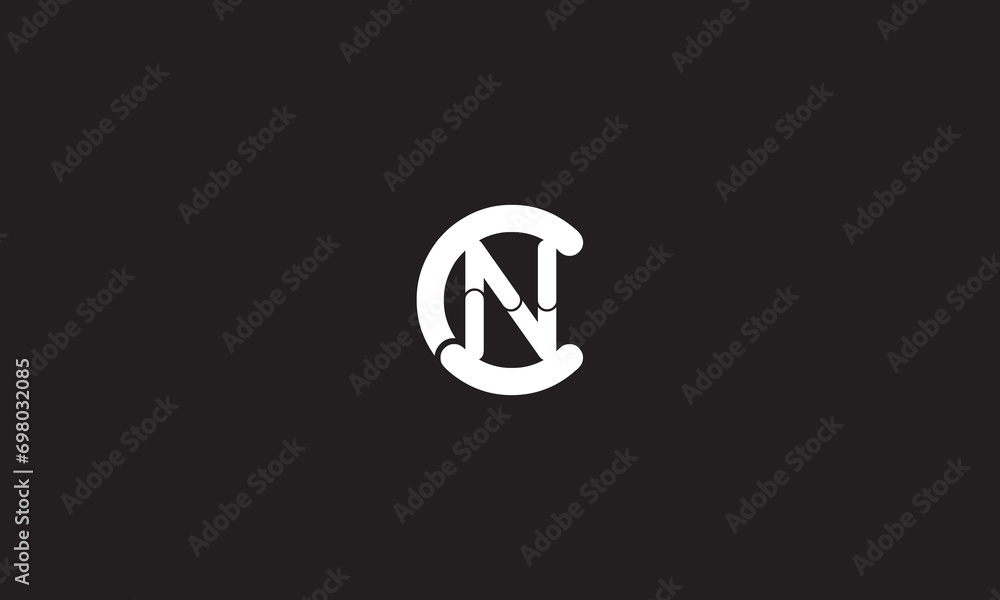 CN, NC, N, C Abstract Letters Logo Monogram CN, NC, N, C Abstract Letters Logo Monogram