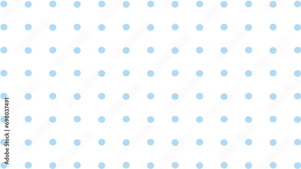 Seamless pattern with blue polka dot