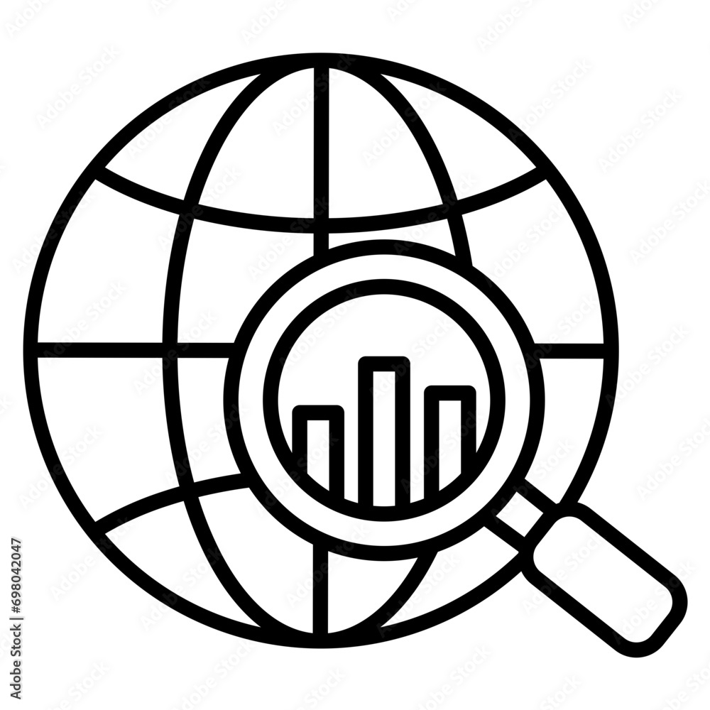 Data Globe Icon Element For Design Data Globe Icon Element For Design