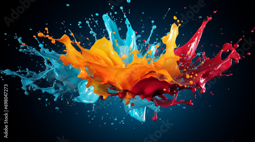 splashes HD 8K wallpaper Stock Photographic Image