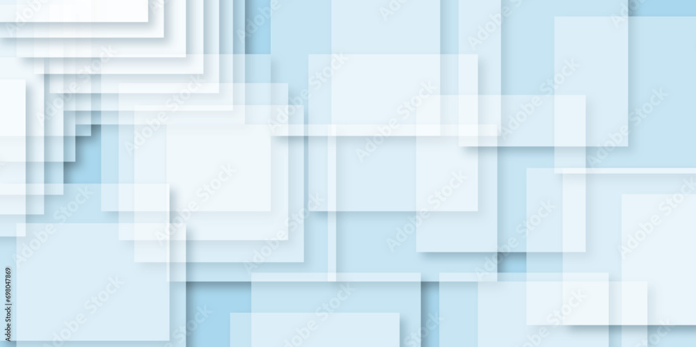 Abstract sky colored paper texture. Minimal geometric shapes and lines. trendy concept design. Modern abstract t banner background backing of mosaic white square shape, space for your design. Abstract sky colored paper texture. Minimal geometric shapes and lines. trendy concept design. Modern abstract t banner background backing of mosaic white square shape, space for your design.