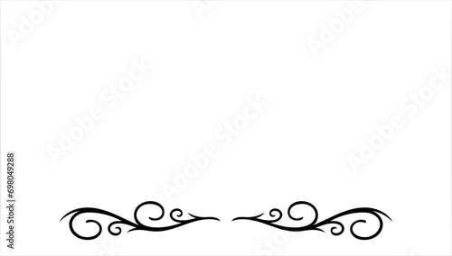 Decorative vintage frames vintage frames and scroll elements. Classic calligraphy swirls, swashes, dividers, . Good for greeting cards, wedding invitations, restaurant menu, royal certificates. 