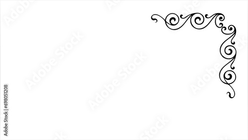 Decorative vintage frames vintage frames and scroll elements. Classic calligraphy swirls, swashes, dividers, . Good for greeting cards, wedding invitations, restaurant menu, royal certificates. 