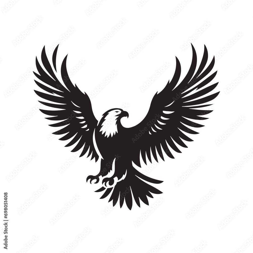 Aerial Majesty: The Timeless Image of a Flying Eagle Silhouette, Symbolizing the Majesty of Birds Soaring in the Sky.
Aerial Majesty: The Timeless Image of a Flying Eagle Silhouette, Symbolizing the Majesty of Birds Soaring in the Sky.