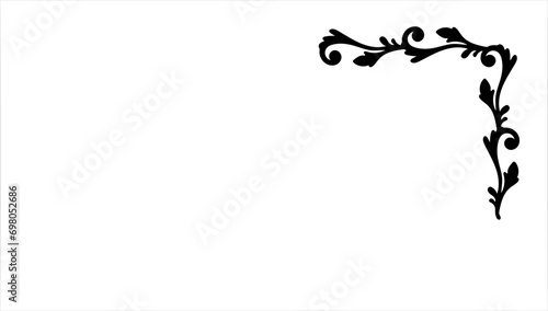 Decorative vintage frames vintage frames and scroll elements. Classic calligraphy swirls, swashes, dividers, . Good for greeting cards, wedding invitations, restaurant menu, royal certificates. 