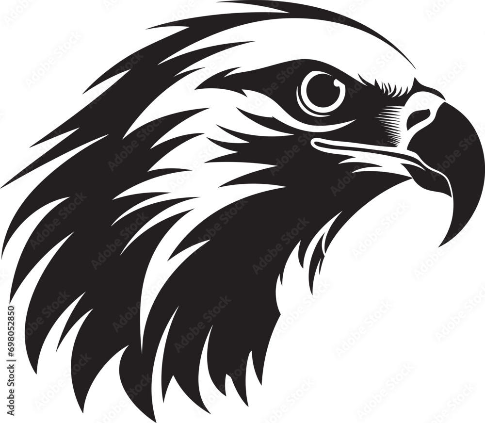 Flight s Elegance Black Eagle Symbol Feathered Grace Eagle Iconic Emblem
