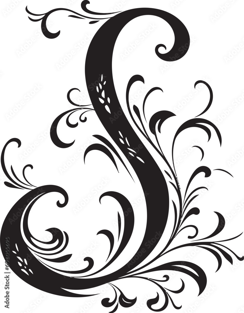 Spectra Flourish Vibrant Letter S Vector Sculpted Accents Artistic Font S Vector Art Spectra Flourish Vibrant Letter S Vector Sculpted Accents Artistic Font S Vector Art