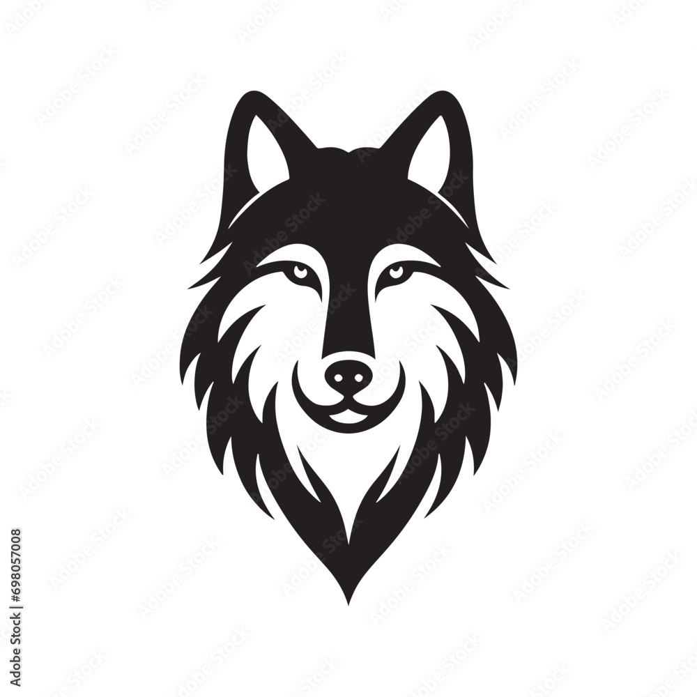 Animal Portraits in Shadow: Close-Up Glimpses into the Faces of Various Wildlife - Black vector wolf face Silhouette
Animal Portraits in Shadow: Close-Up Glimpses into the Faces of Various Wildlife - Black vector wolf face Silhouette