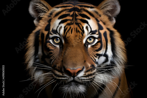 portrait of a tiger.  © D