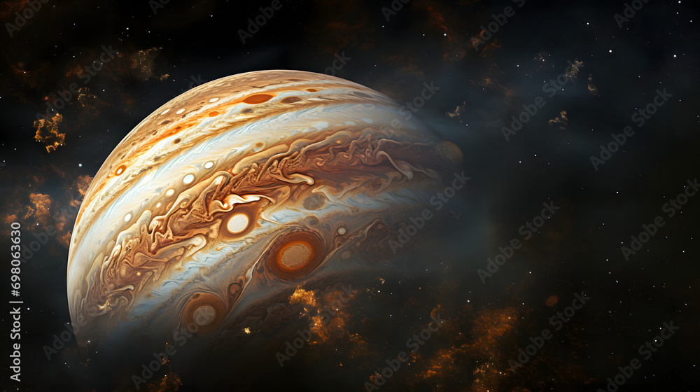 Illustration of the jupiter planet. Illustration of the jupiter planet.