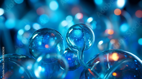 background with bubbles HD 8K wallpaper Stock Photographic Image © AA