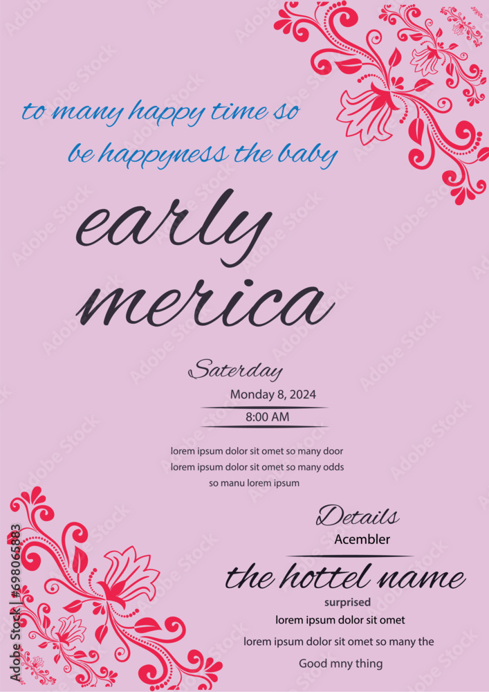 Wedding Invitation Flyer Template Wedding Invitation Flyer Template