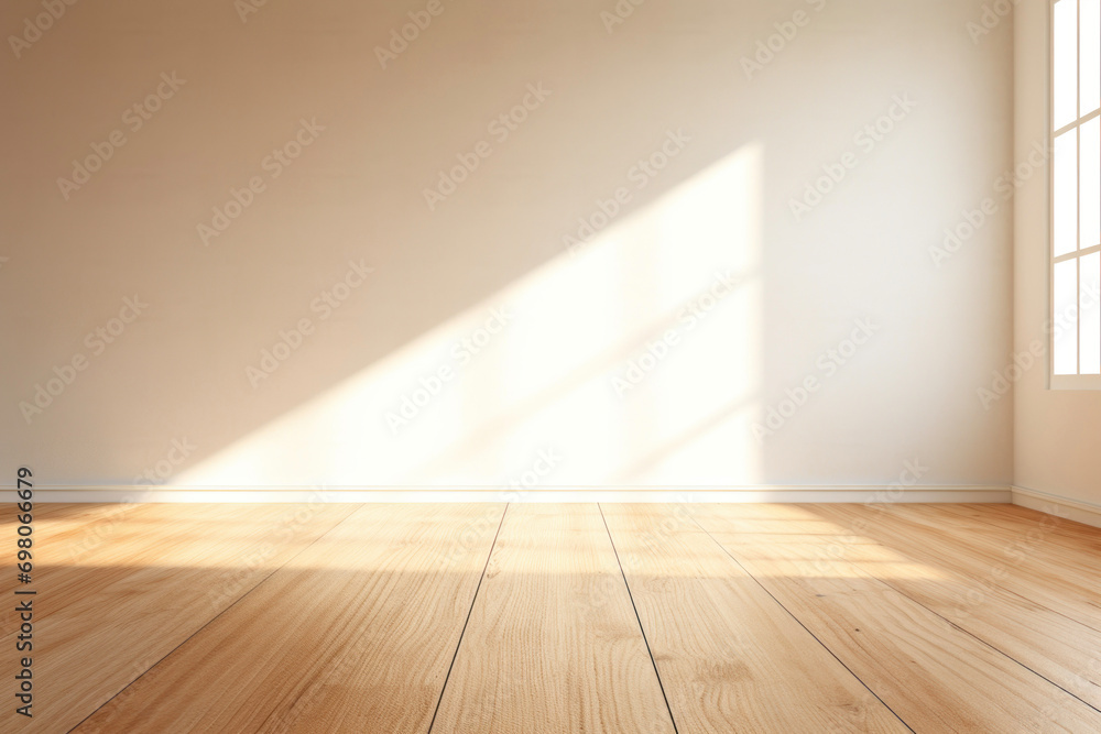 Design solution for walls. Empty room with light on the wall Design solution for walls. Empty room with light on the wall