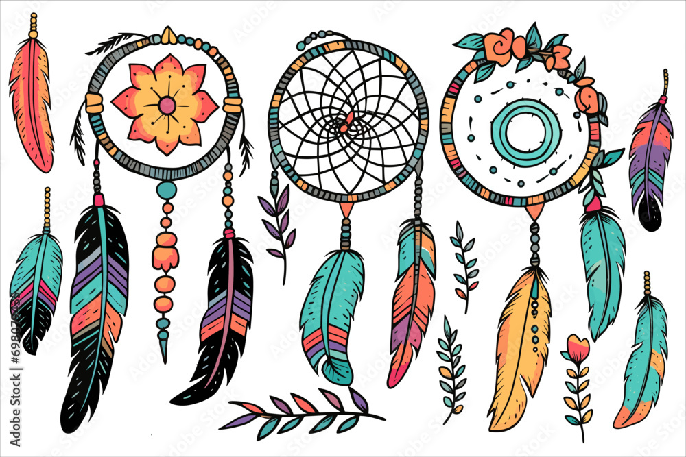 Boho Rainbow Shape Design For t-shirt Design. Childish boho rainbow illustration. boho rainbow template.
