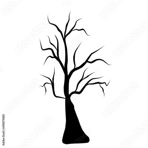 tree branch silhouette vector