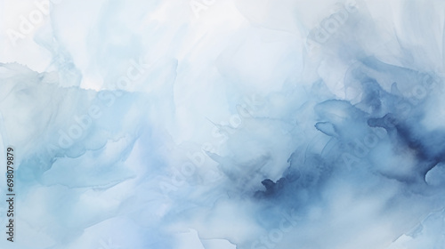 Light gray blue abstract watercolor background