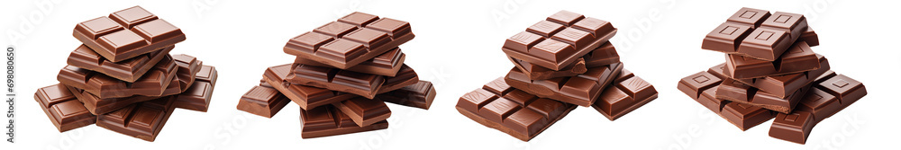 Chocolate bars isolated transparent background PNG Chocolate bars isolated transparent background PNG