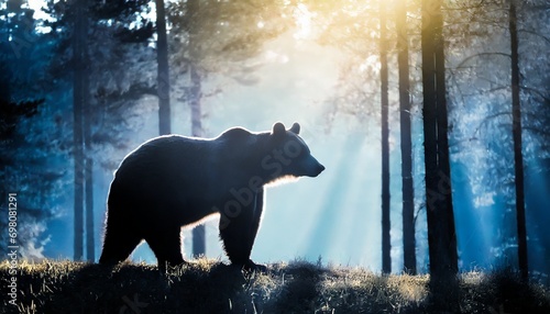 森の中の熊