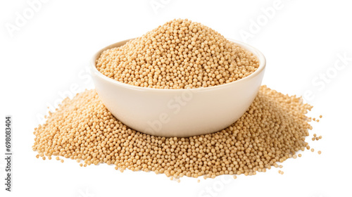 Isolated Quinoa on White on a transparent background