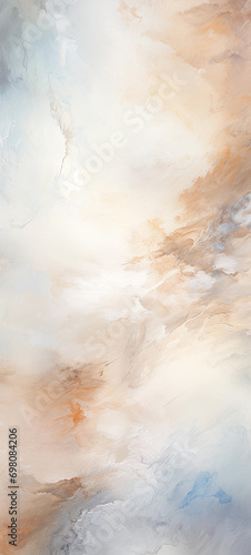 Grey and beige water colors abstract, calm and confident background, phone wallpaper © Furkan