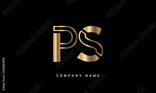 PS, SP, P, S Abstract Letters Logo Monogram