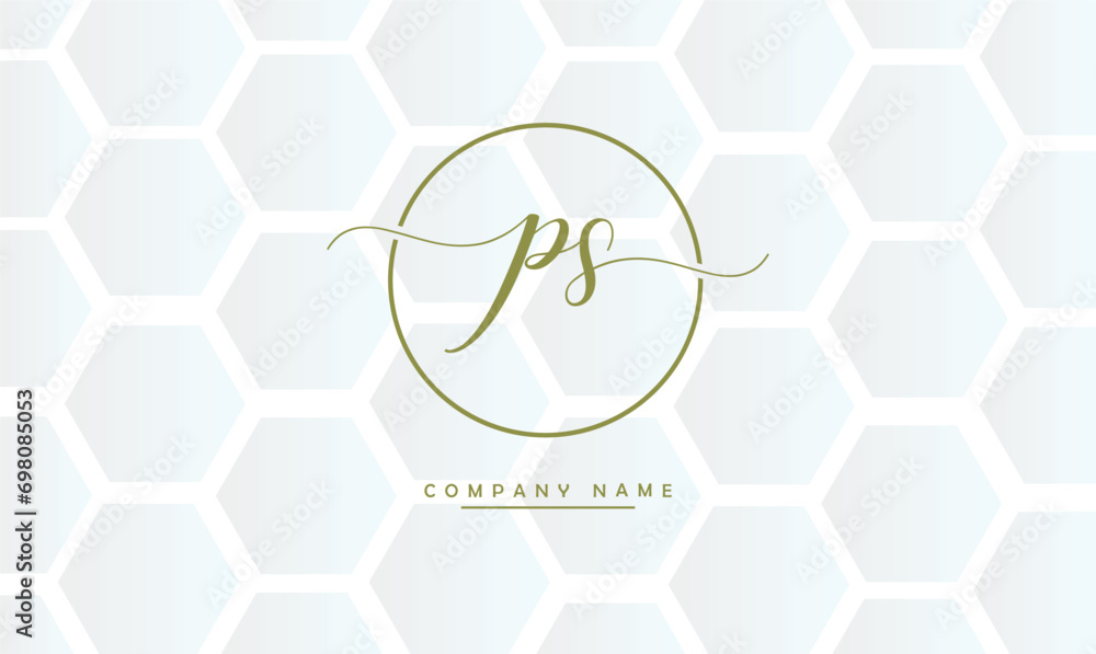PS, SP, P, S Abstract Letters Logo Monogram PS, SP, P, S Abstract Letters Logo Monogram