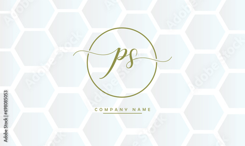 PS, SP, P, S Abstract Letters Logo Monogram