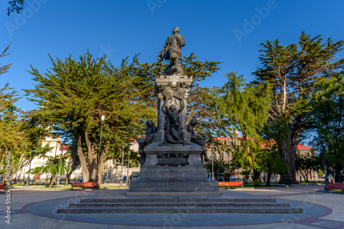 Ferdinand Magellan Monument, Punta Arenas, Chile photo