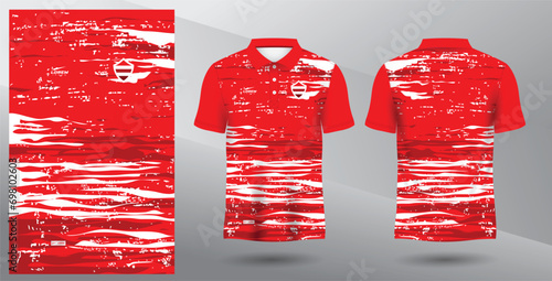 red polo sport sublimation jersey template