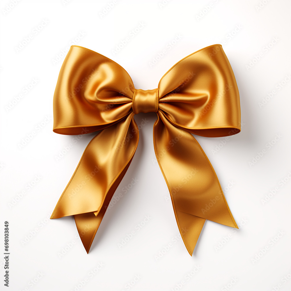 golden ribbon bow clip art isolated on white background for graphic design and advertising golden ribbon bow clip art isolated on white background for graphic design and advertising