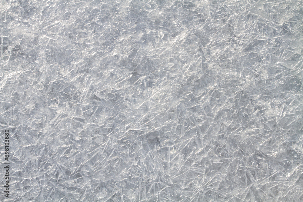 a pattern consisting of many small pieces of ice a pattern consisting of many small pieces of ice