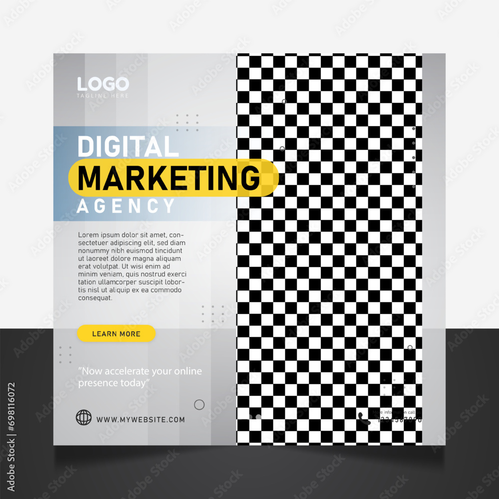 Digital marketing agency social media post template Digital marketing agency social media post template